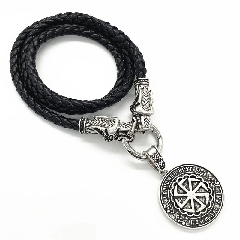 Slavic Kolovrat Pendant Amulet Wheel Wicca Pagan Talisman