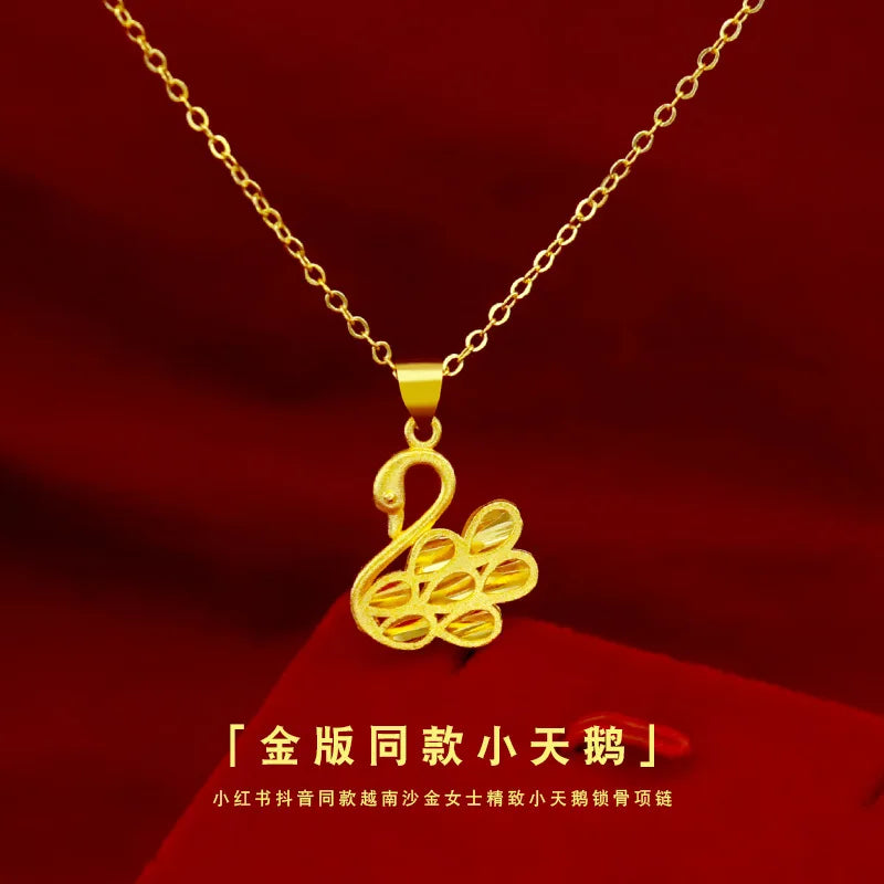 Not Fade 14k Charm Pendant Antique Jewelry for Women Girls