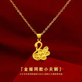 Not Fade 14k Charm Pendant Antique Jewelry for Women Girls