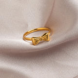 Bowknot Jewelry Wedding Party Novel Girl's Ring