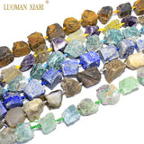 Natural Gems Stone Beads for Jewelry Making DIY 23-25mm