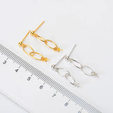 S925 Silver Dangle Earrings Fittings