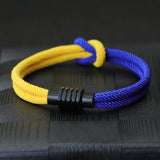 Ukrainian Bracelet Yellow Rope Braclet Couple Gift Chain