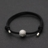 Adjustable Volleyball Bracelet Vintage Wooden Bracelet