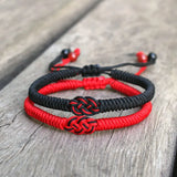 Adjustable Red String Couple Bracelet Yoga Meditation Jewelry