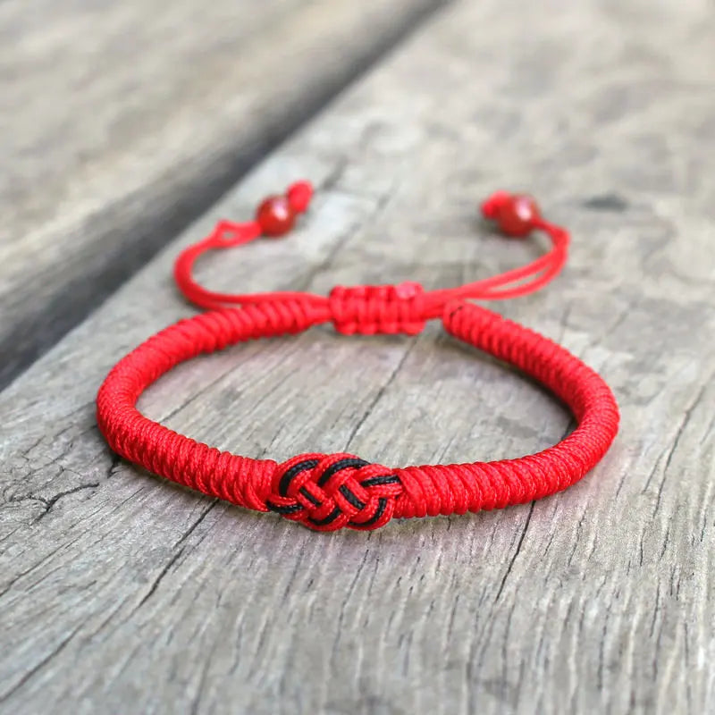Adjustable Red String Couple Bracelet Yoga Meditation Jewelry