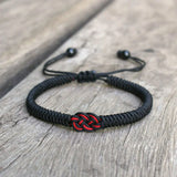 Adjustable Red String Couple Bracelet Yoga Meditation Jewelry