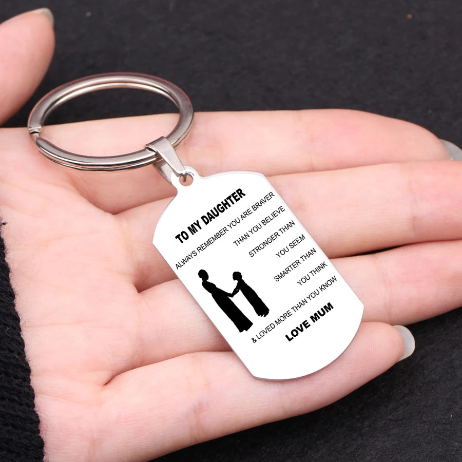 Engraved Family Jewelry Dog Tag - Thanksgiving Gift