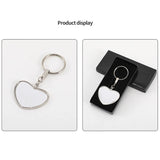 Heart Shape Blank Thermal Transfer Keychain Sublimation Blank Keychain