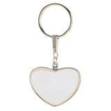 Heart Shape Blank Thermal Transfer Keychain Sublimation Blank Keychain