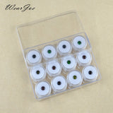 Round Acrylic Jar Loose Diamond Gems Holder Storage Box Transparent