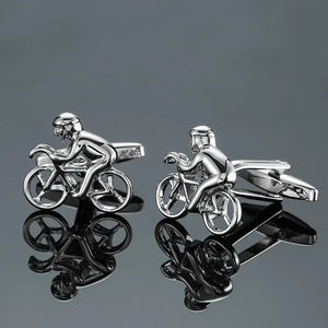 Bicycle Motorcycle Racing Cufflinks For Men French Shirt Cufflinks