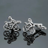 Bicycle Motorcycle Racing Cufflinks For Men French Shirt Cufflinks