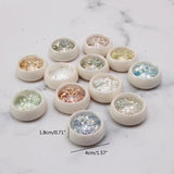 12 Colors Resin Sequins Glitter Chunky Holographic Glitter for Art Craft