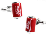 Novelty Cola/ Whiskey/ Coffee Cup/ Beer Cap Cuff Links