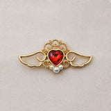 5pcs 19*40mm Love Wings Craft Scrapbooking DIY Jewelry Decoration