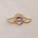 5pcs 19*40mm Love Wings Craft Scrapbooking DIY Jewelry Decoration