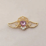 5pcs 19*40mm Love Wings Craft Scrapbooking DIY Jewelry Decoration
