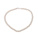 Glass Freshwater Pearl Necklace for Women Mom F19D