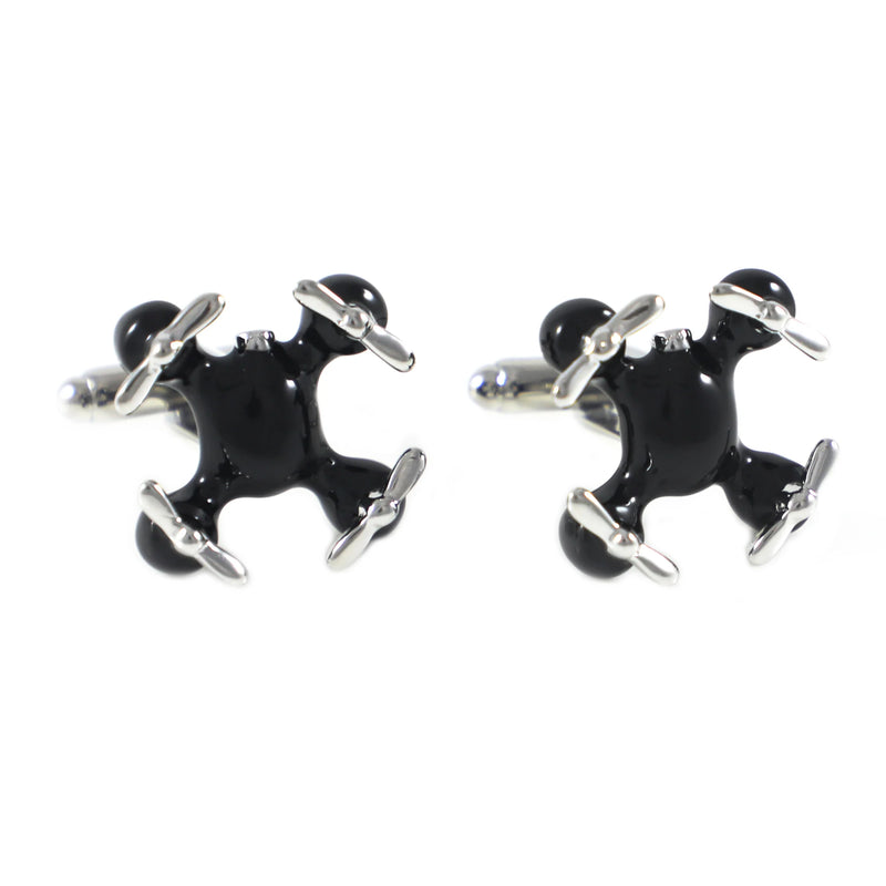 Quadcopter Drone Cuff Links Gift for Him Wedding Father's Day