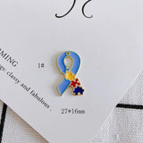 Alloy Drop Oil Abstract Puzzle DIY Necklace Earrings