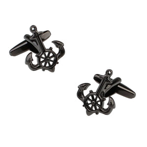 Gun Anchor Series Cuff Links Men's French Shirts Accessories