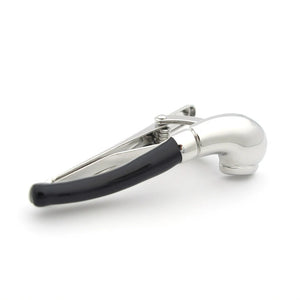 Brass Novelty Pipe Tie Clips For Men