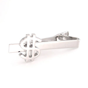 U.S. Dollar Tie Clip Silver Brass Material Wholesale