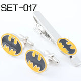 Superhero Series Tie Clip & Cufflinks Set