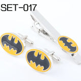 Superhero Series Tie Clip & Cufflinks Set