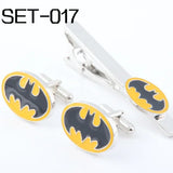 Superhero Series Tie Clip & Cufflinks Set