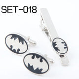 Superhero Series Tie Clips & Cufflinks Set