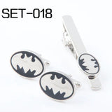 Superhero Series Tie Clips & Cufflinks Set