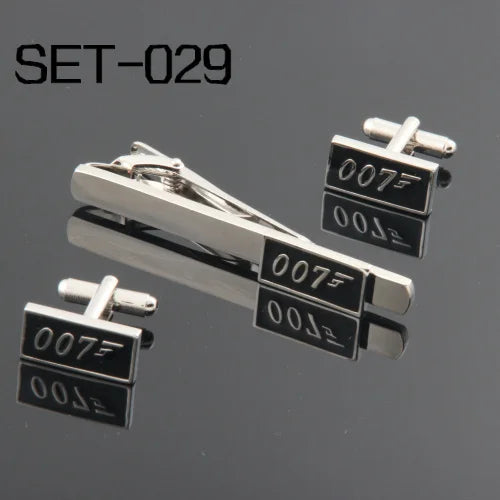 Superhero Tie Clip & Cufflinks Set, Novelty 007