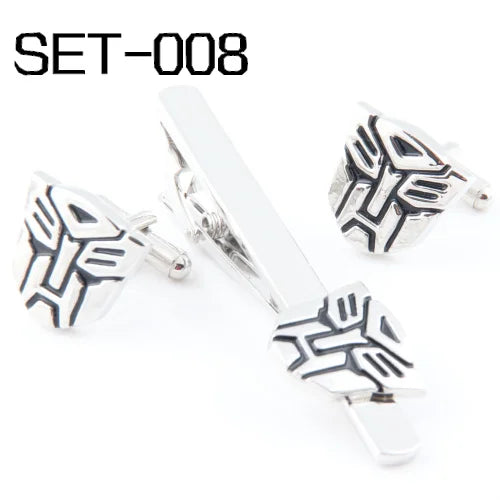 Superhero Tie Clips & Cufflinks Set 008