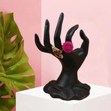 Ok Shaped Resin Novelty Jewelry Display Holder