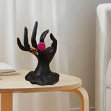Ok Shaped Resin Novelty Jewelry Display Holder