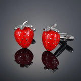 Red Fire Engine Cufflinks for Men Shirt Cuff Links