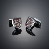 Red Fire Engine Cufflinks for Men Shirt Cuff Links