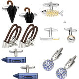Novelty Multicolor Cufflinks Fish Bone/Umbrella/Ball High Mens Shirts Cufflinks