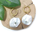 Geometric Freshwater Pearls Earrings High Jewelry