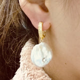 Geometric Freshwater Pearls Earrings High Jewelry