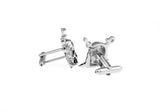 Pirate Skull Vintage Style Copper Cuff Links