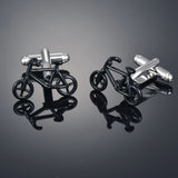 Transportation Series Cufflinks Bicycle/Motorcycle/Bus/Anchor Gear Plane