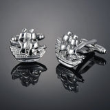 Transportation Series Cufflinks Bicycle/Motorcycle/Bus/Anchor Gear Plane