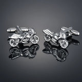 Transportation Series Cufflinks Bicycle/Motorcycle/Bus/Anchor Gear Plane