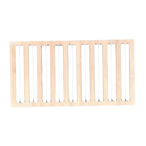Bamboo Jewelry Display Stand 9 Lines Ring Organizer Tray
