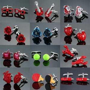 Red Cross Enamel Cufflinks Santa Rose Pen Glasses Tennis Wholesale & Retail