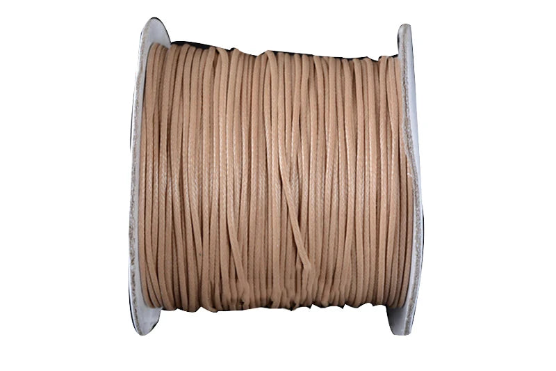 Polyester Wax Cord 0.5mm x 200yds Nude Color