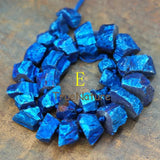 Clear Quartz Titanium Nugget Beads Mix Crystal Quartz Full Strand 20-25 mm